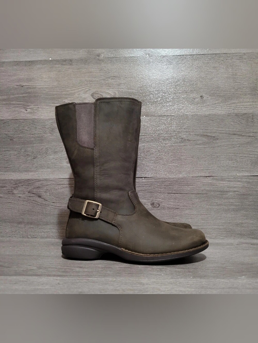 Merrell Andover Peak Womens Size 5.5 Waterproof Leather Boots Brown Espresso